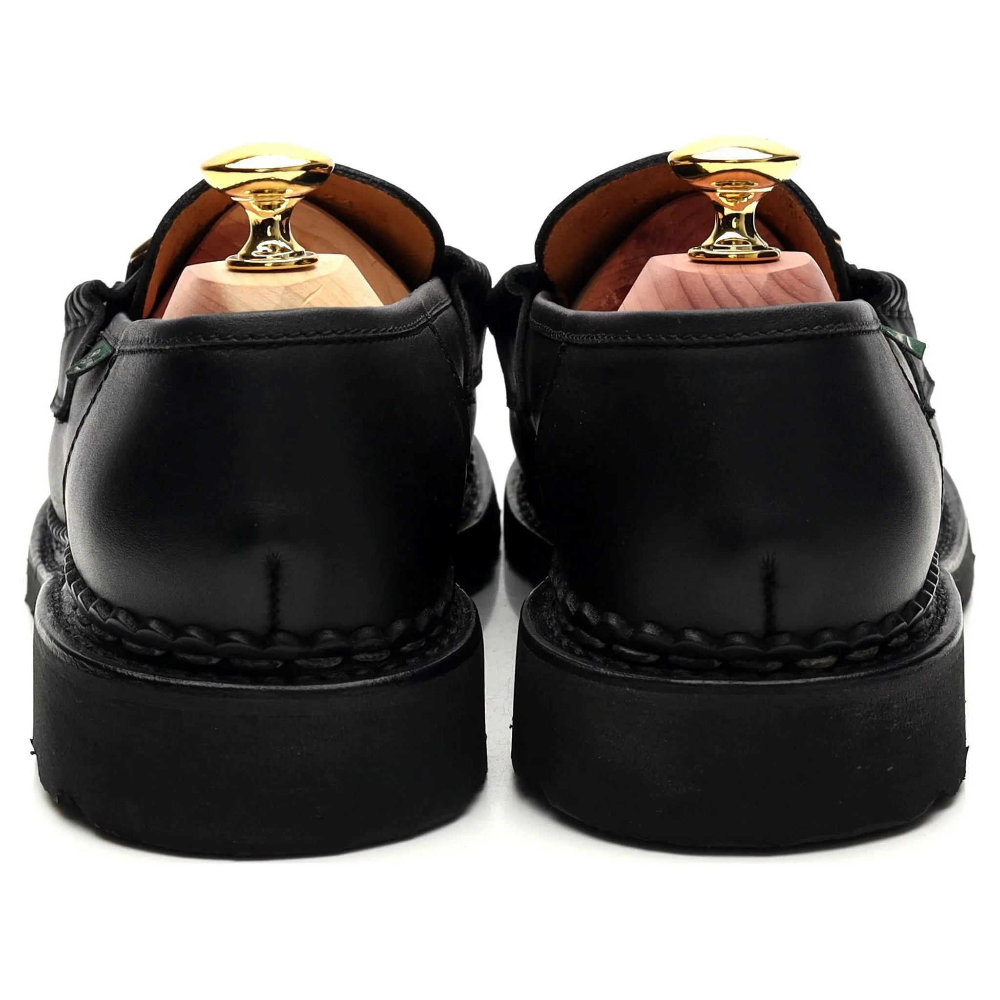 Women's 'Orsayti / Griff' Black Leather Horse-bit Loafers UK 7