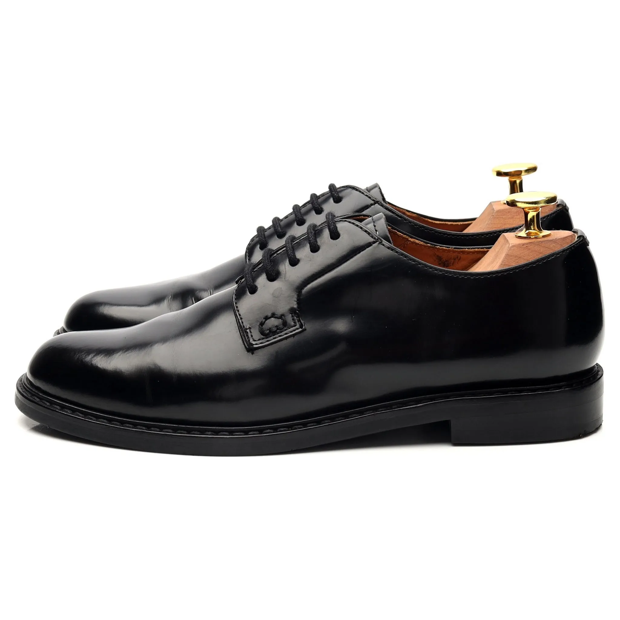 Women's 'Shannon ll wr' Black Leather Derby UK 4 EU 37