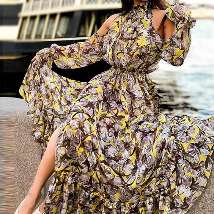 Women's Summer Long Printed Dress