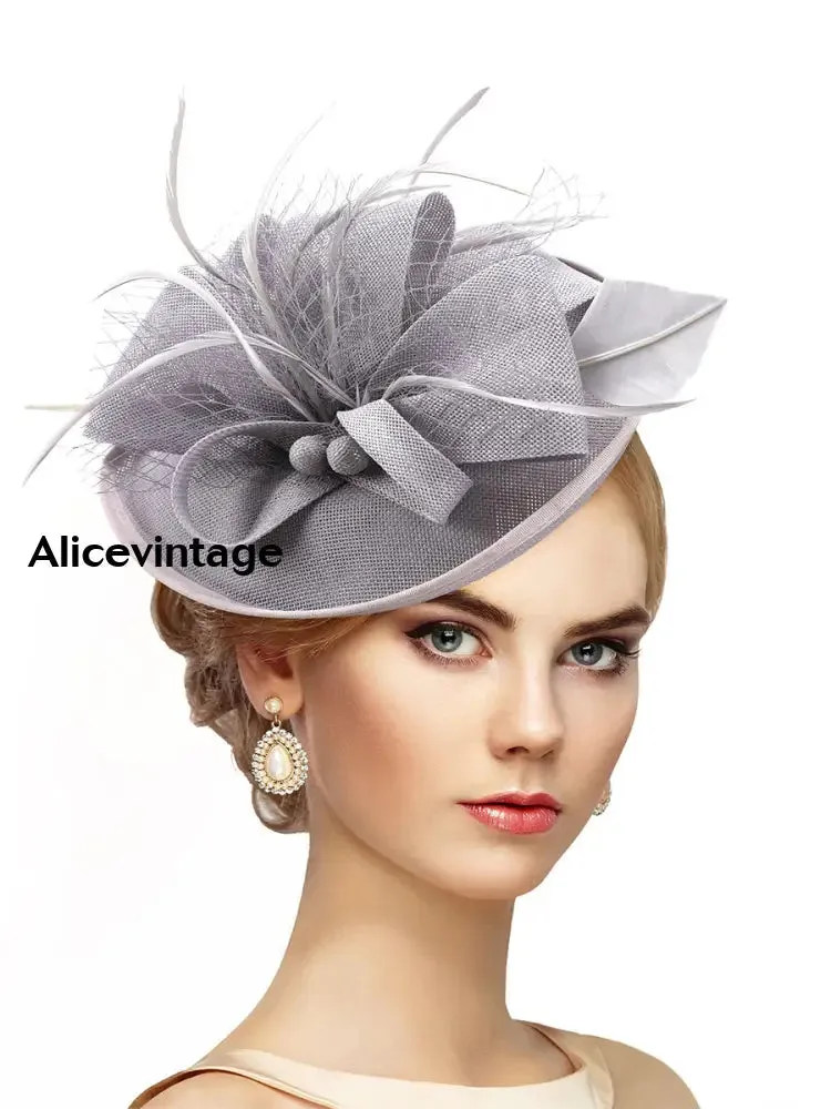 Women's Vintage Derby Feather Headdress