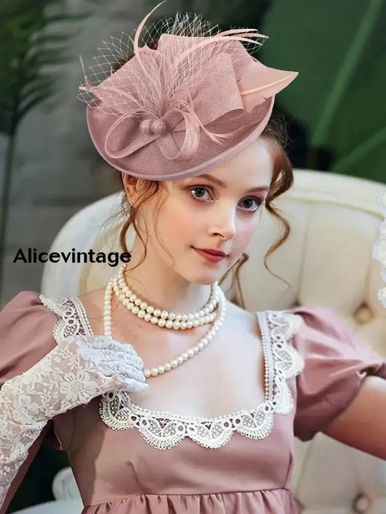 Women's Vintage Derby Feather Headdress