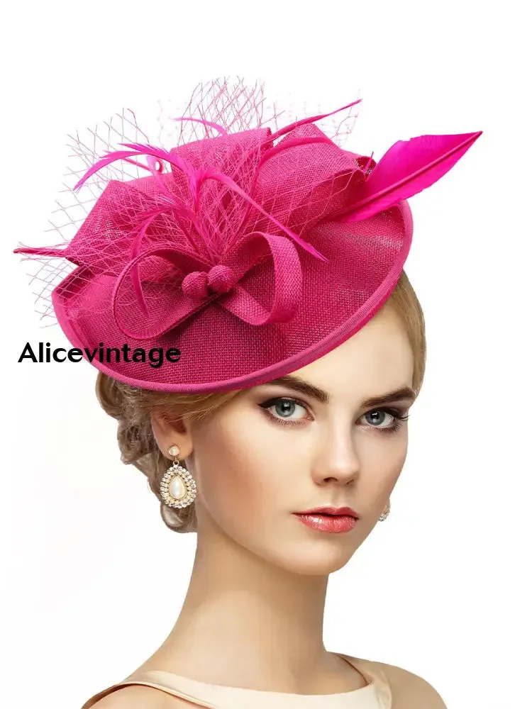Women's Vintage Derby Feather Headdress