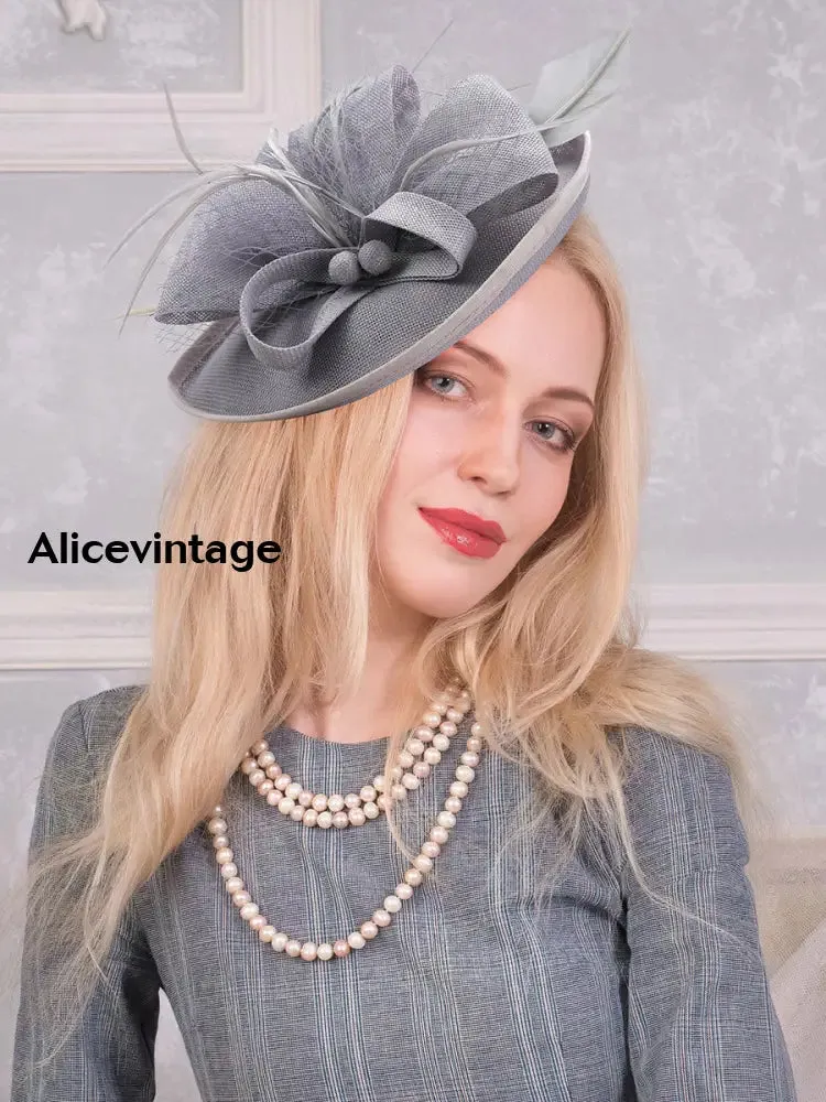 Women's Vintage Derby Feather Headdress
