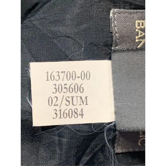 Y2K Banana Republic Dress Black Strapless Retro Style Corseted Mini Classic
