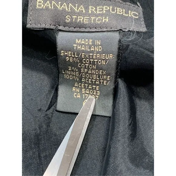 Y2K Banana Republic Dress Black Strapless Retro Style Corseted Mini Classic
