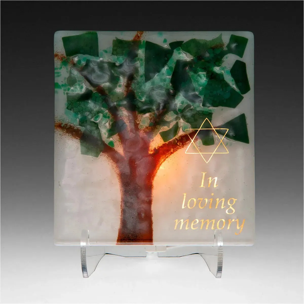Yarzheit Candle Tree Of Life YZE1-2 by Beames Designs