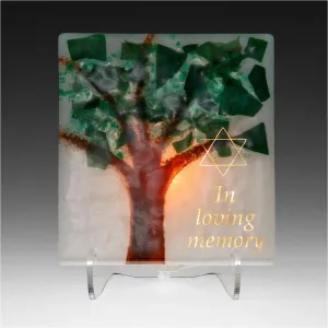 Yarzheit Candle Tree Of Life YZE1-2 by Beames Designs