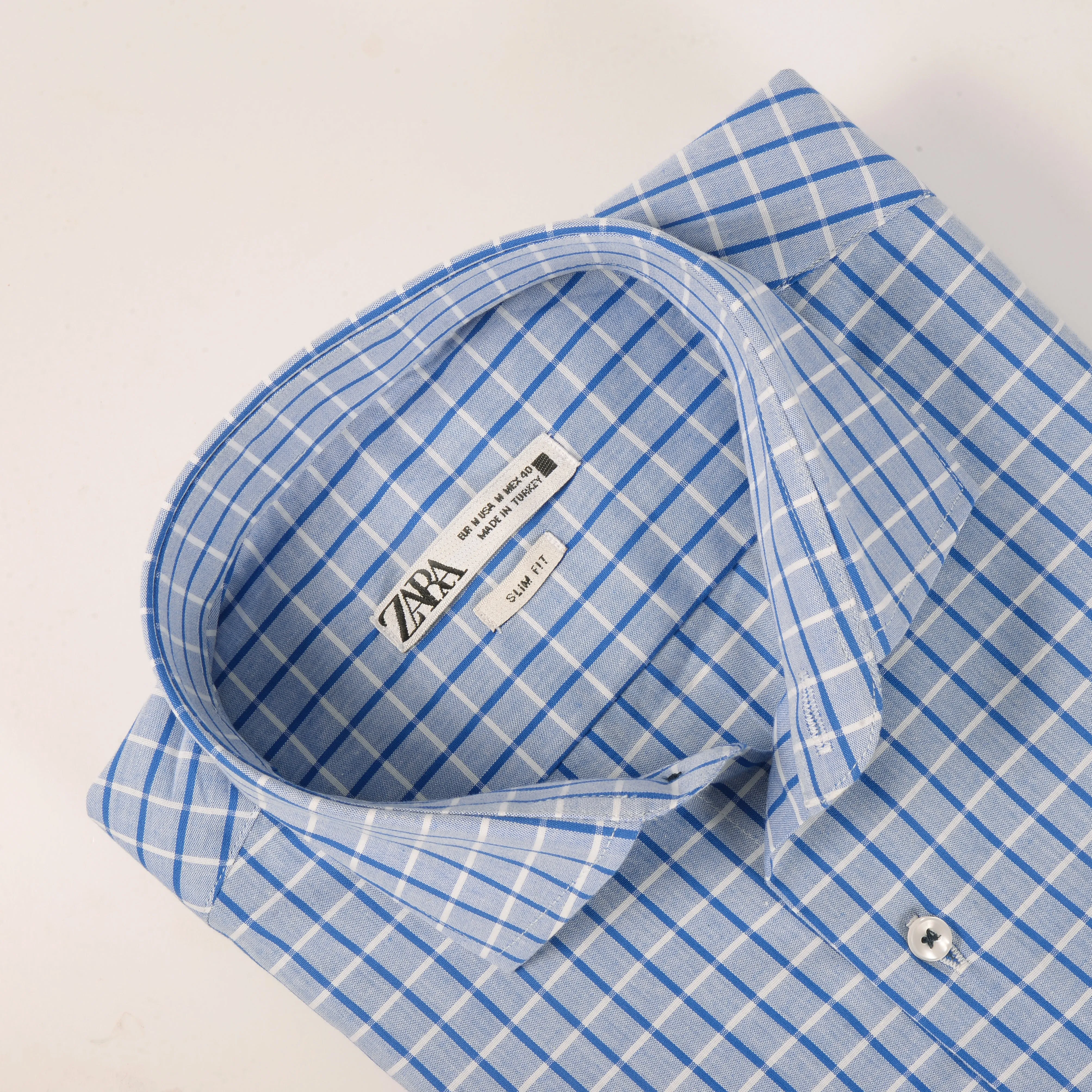 ZR Blue Gun Club Checkered Shirt