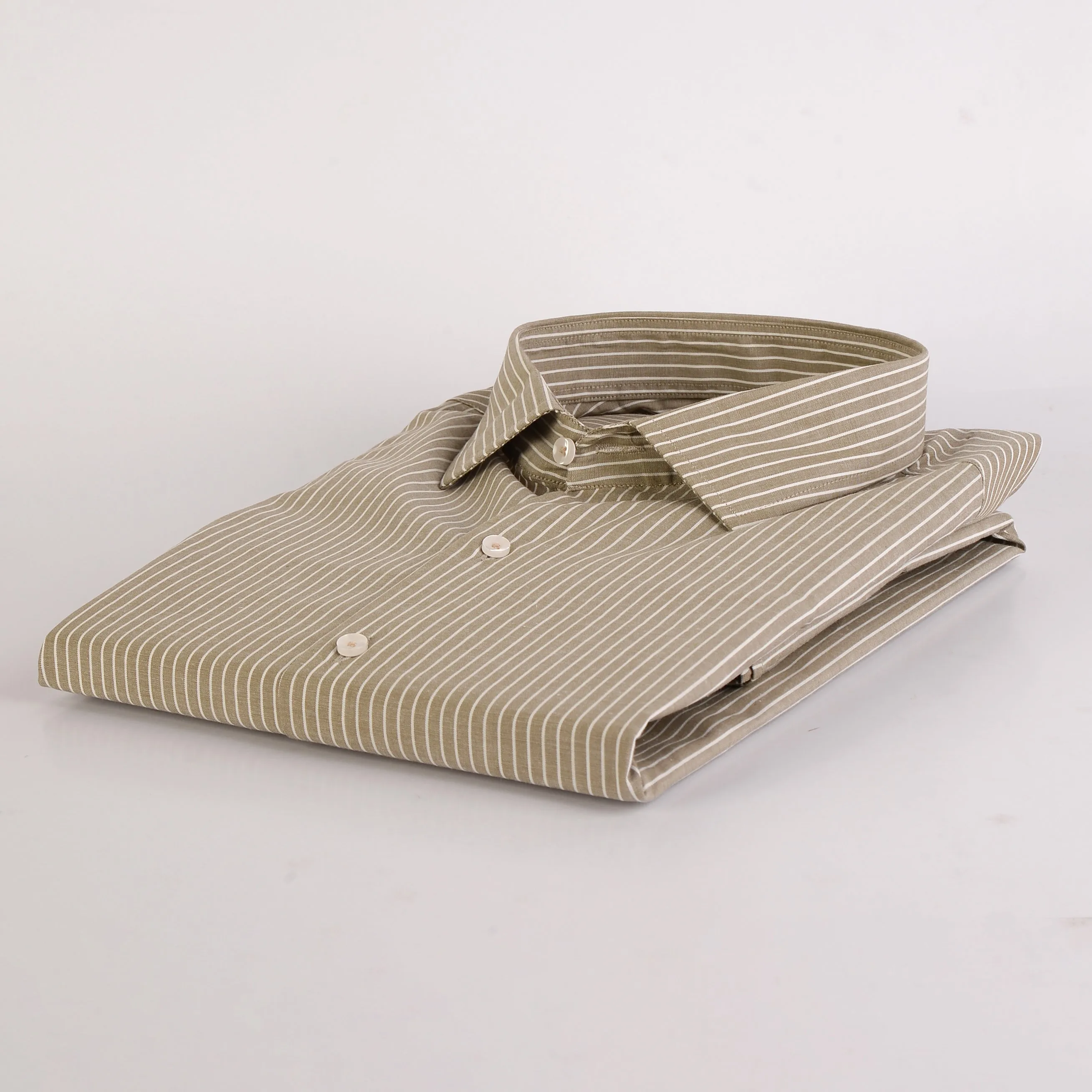 ZR Brown Pin Stripes Shirt