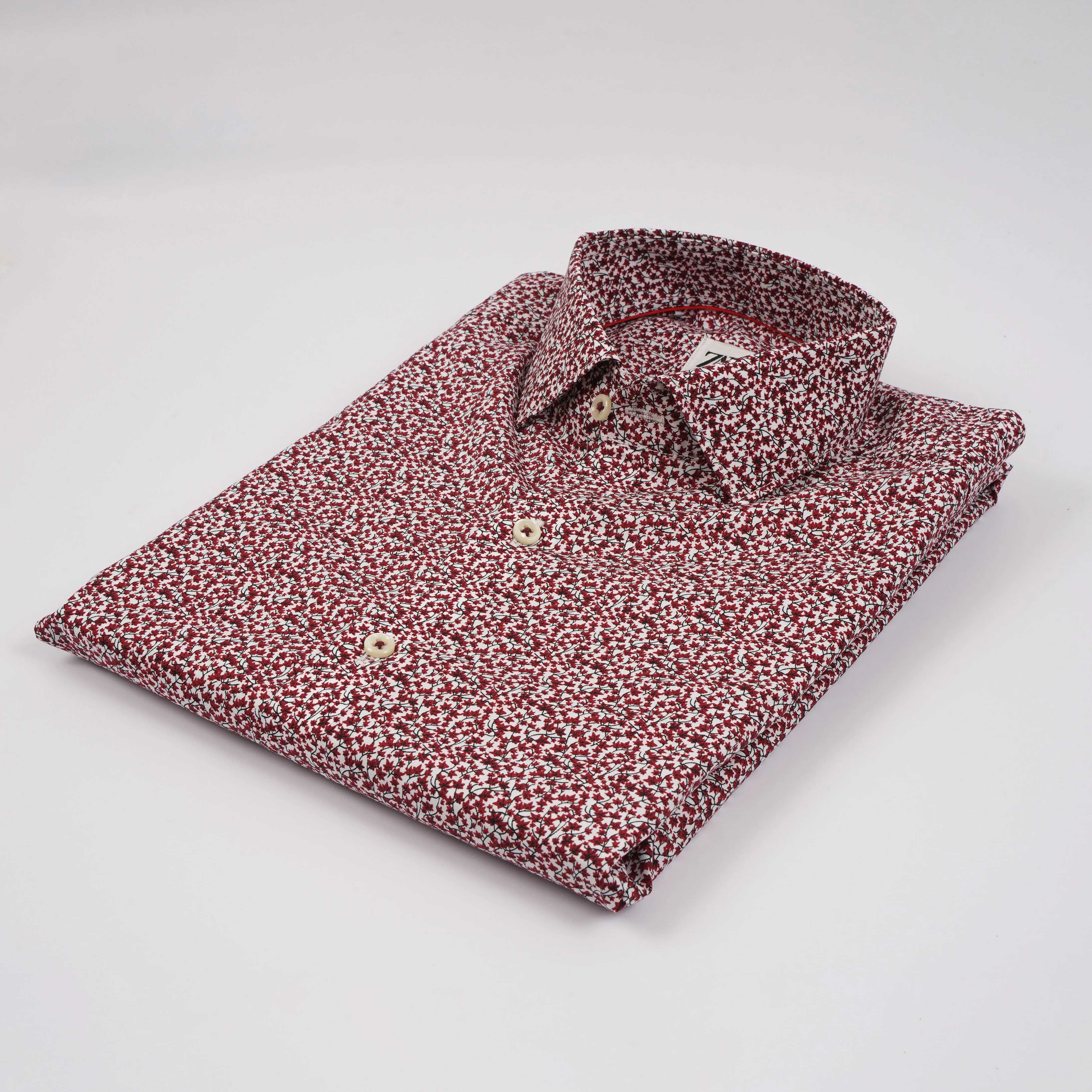 ZR Men Cambridge Scarlet Floral Shirt