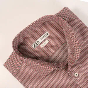 ZR Red Mini Check Shirt