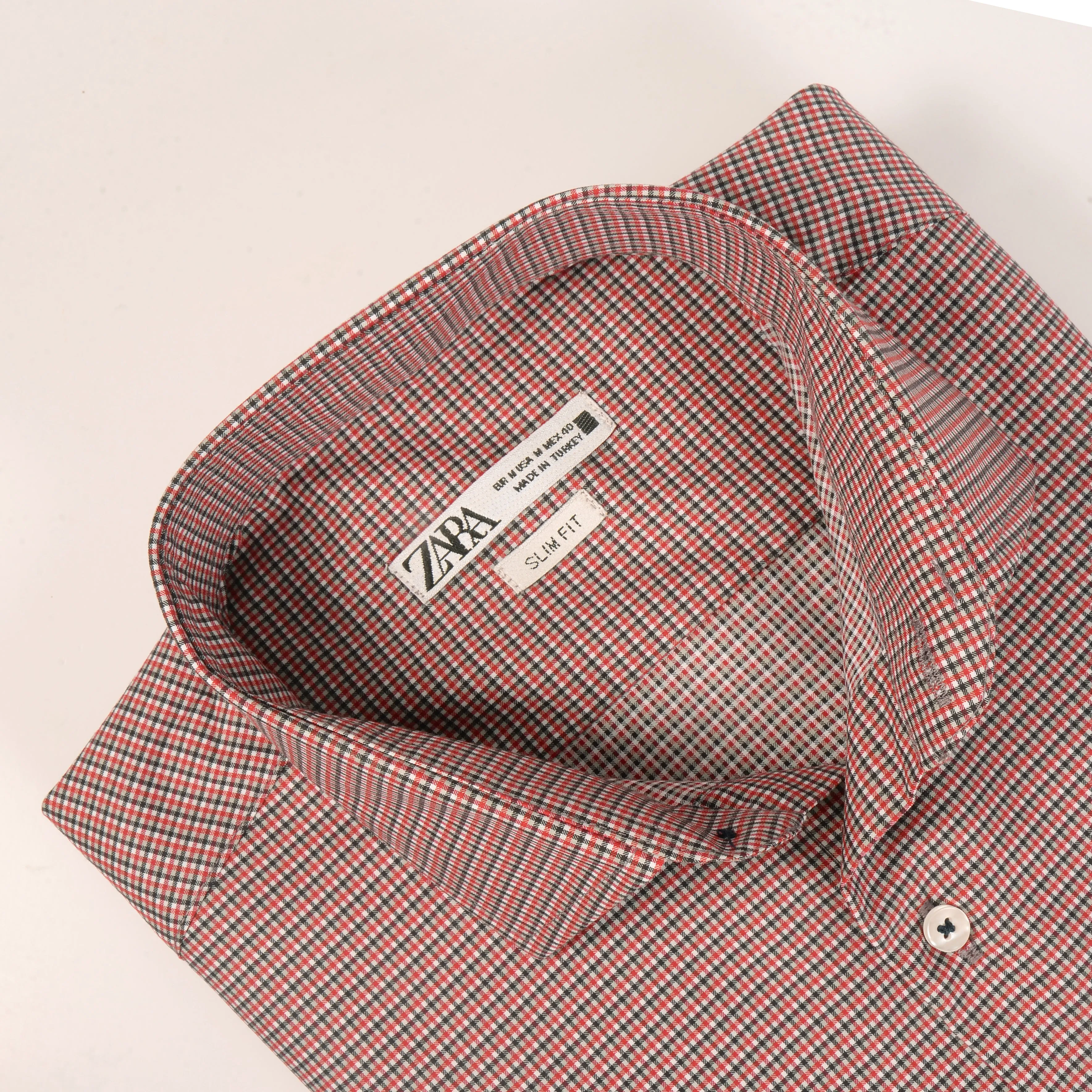 ZR Red Mini Check Shirt