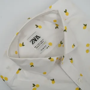 ZR White Citron Cotton Shirt